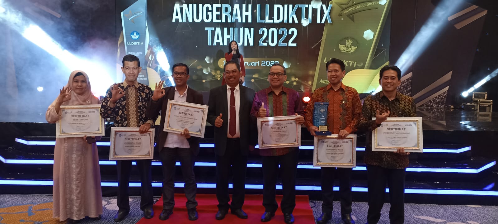 Program RPL Unifa Raih Penghargaan Terbaik Anugerah LLDikti IX 2022