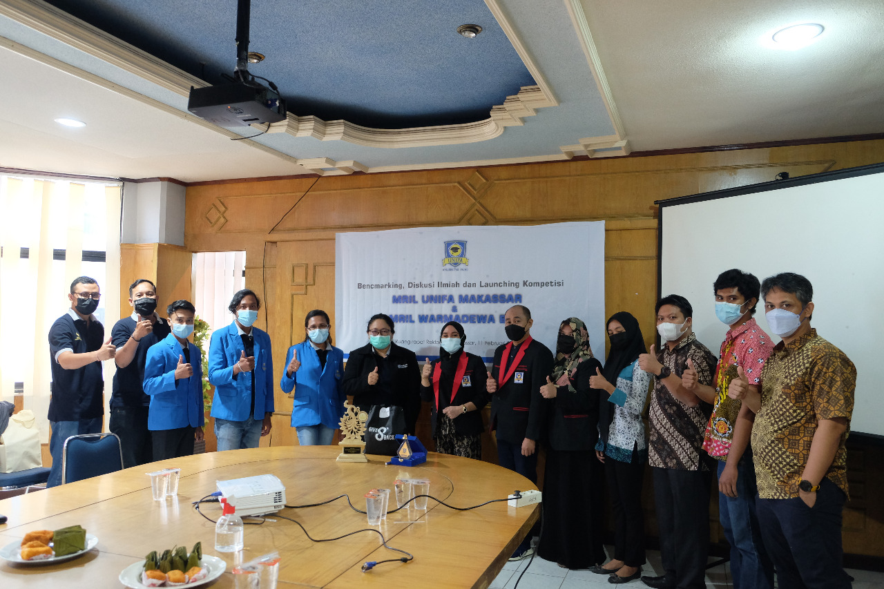 Mahasiswa MRIL Beserta Mahasiswa Unwar Dalam Acara Benchmarking Dan Launching Lomba