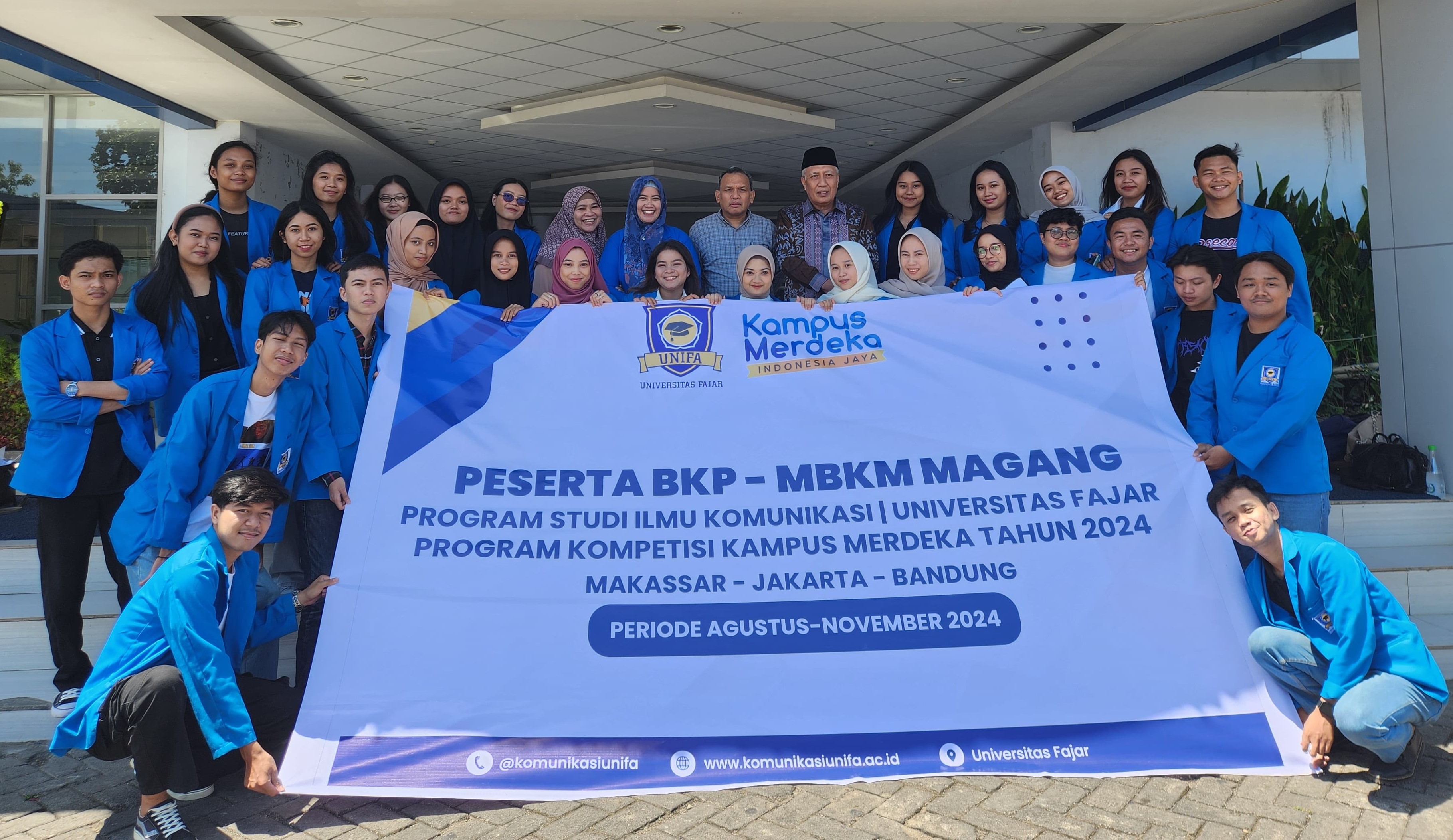 32 Mahasiswa Ilmu Komunikasi Unifa Ikuti Program MBKM-Magang di Makassar, Jakarta dan Bandung