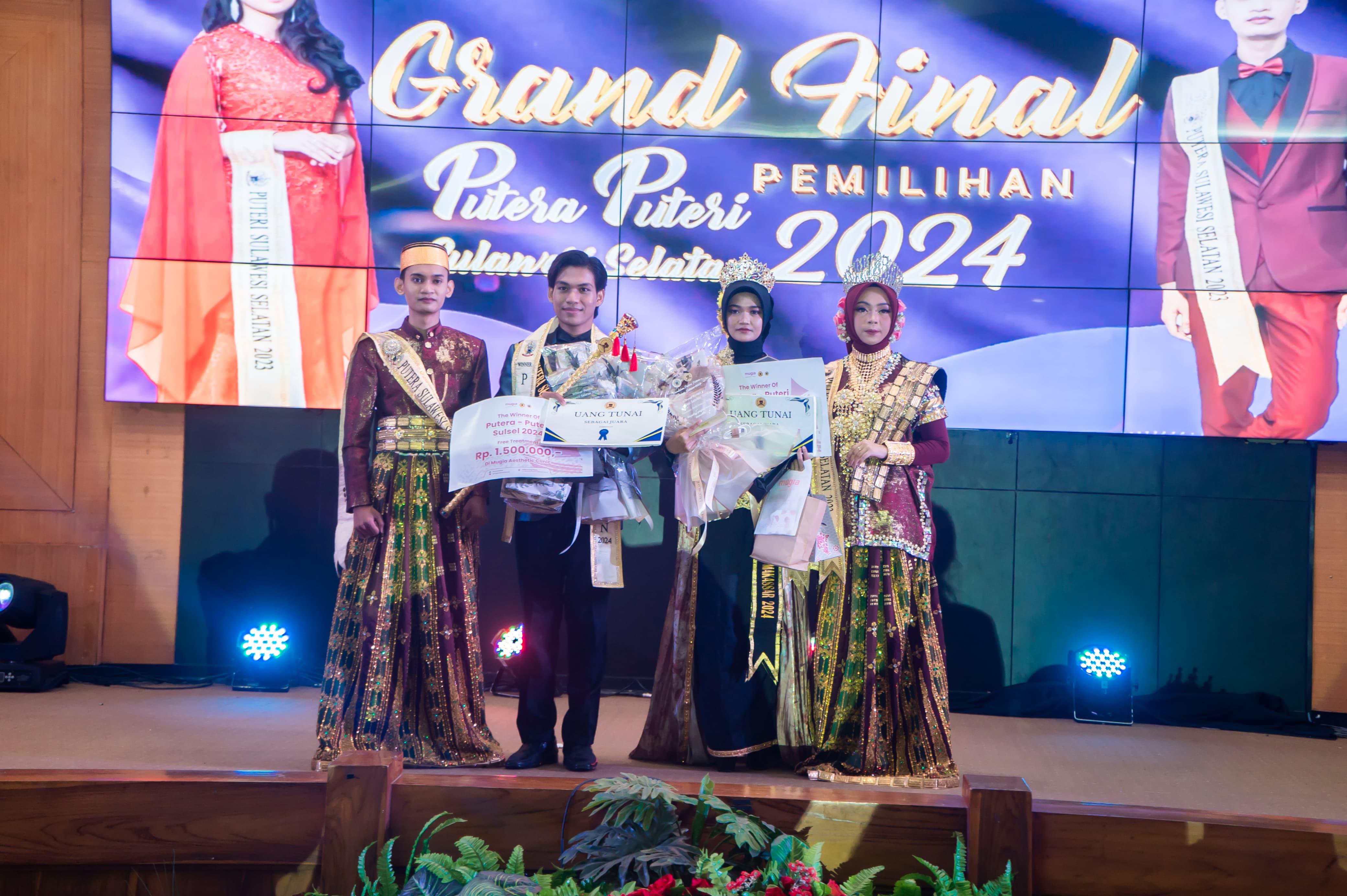 Keren, Irfan Mahasiswa Unifa Juara 1 Pemilihan Putra Putri Sulawesi Selatan
