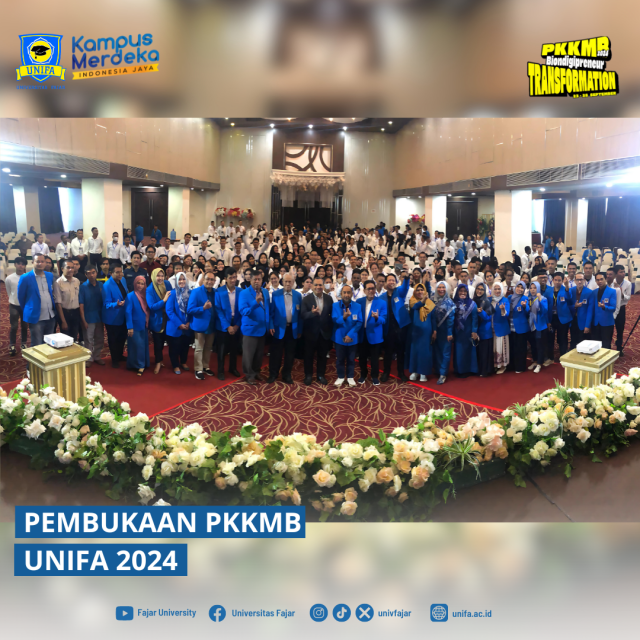 Ratusan Mahasiswa Baru Universitas Fajar Antusias Ikuti Pembukaan PKKMB 2024