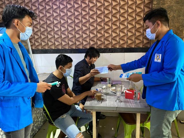 Mahasiswa Unifa Adakan Campaign Penanganan Covid-19