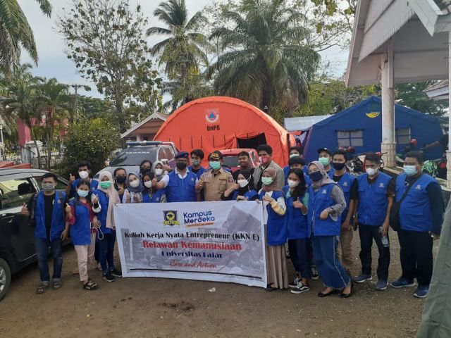 Unifa Terjunkan KKN Relawan Kemanusiaan di Majene