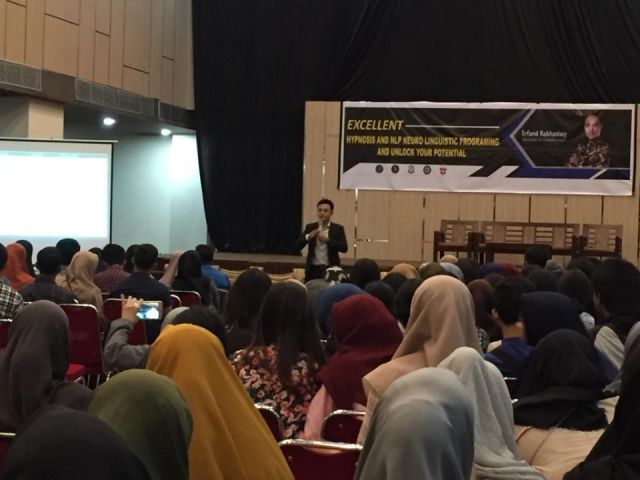 Unifa adakan Exellent Hyponesis and NLP Neuro Linguistic Programing and Unlock Your Potential