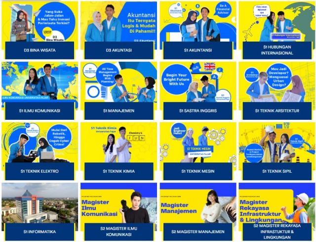 Terbaru, Daftar Fakultas dan Prodi di Universitas Fajar Unifa Lengkap dengan  Akreditasinya 