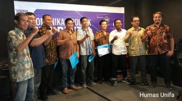 Mahasiswa Pascasarjana Unifa Gelar Seminar Komunikasi Politik