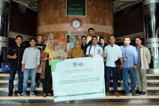 Mahasiswa Magister Manajemen Stratejik Unifa Kunjungi Kantor Semen Tonasa