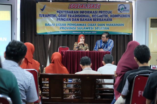 Sosialisasi BBPOM, Mahasiswa Unifa Diingatkan Bahayanya Produk Palsu