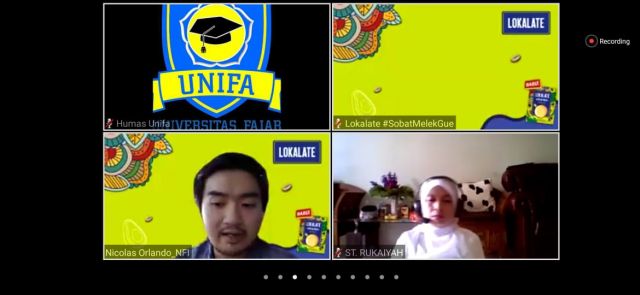 Tetap Produktif Selama Pandemi, Unifa Gelar Webinar Bersama Lokalate