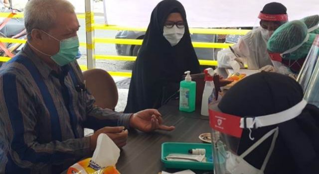 Unifa Gelar Rapid Test Massal di RS Fajar Medika