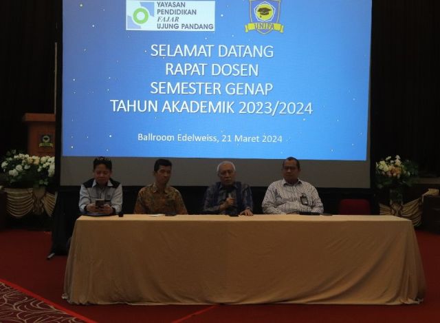 Universitas Fajar Perkuat Fondasi Pendidikan Melalui Pembinaan Dosen Memasuki Semester Genap