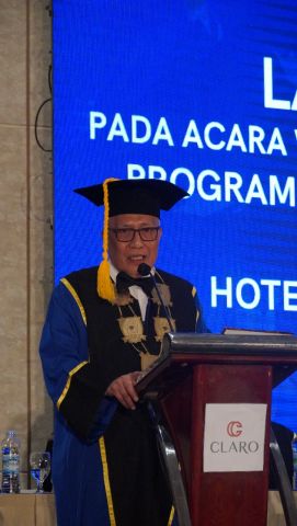 Universitas Fajar Kukuhkan 256 Wisudawan dalam Wisuda XXII Tahun Akademik 2024/2025