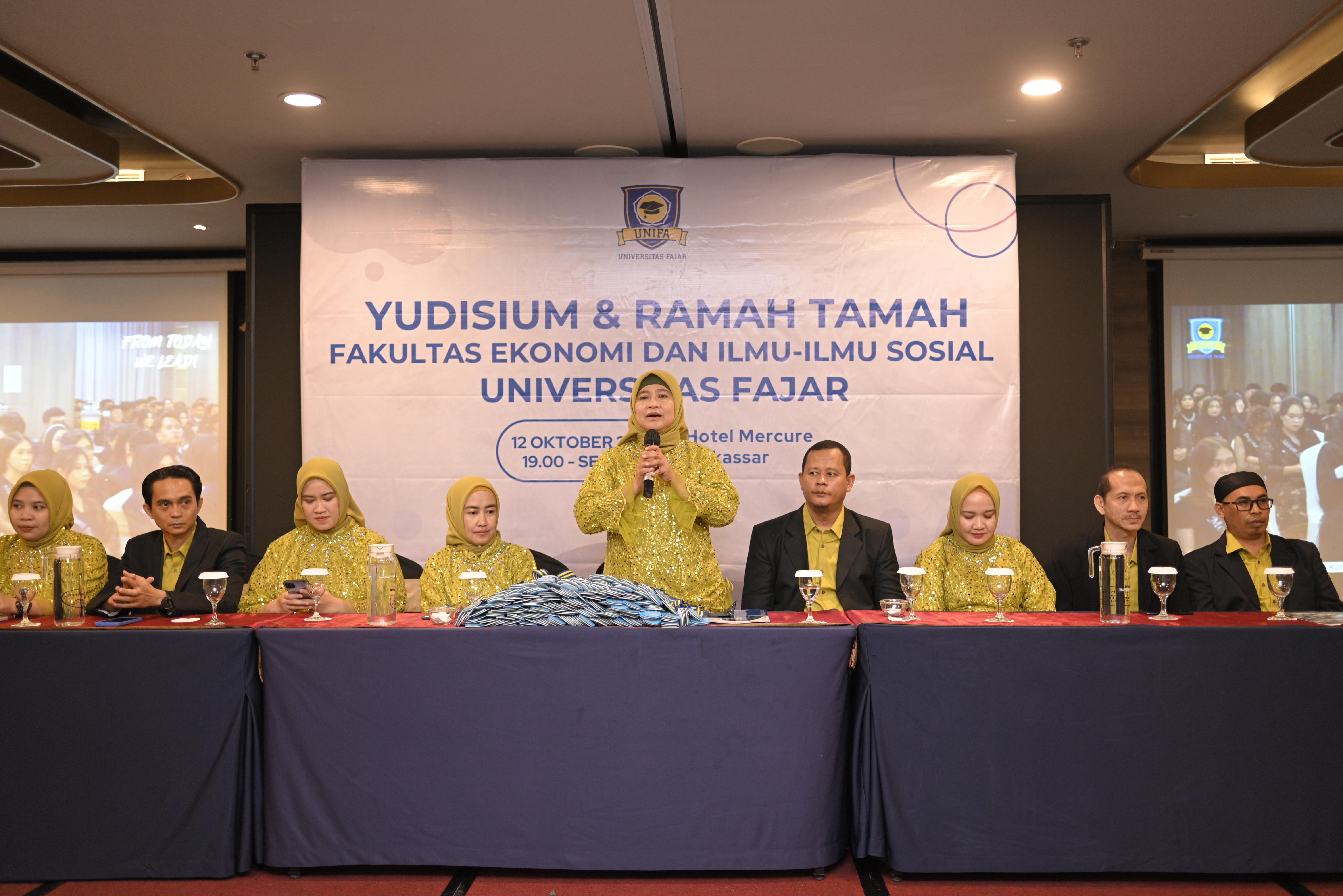 Pengukuhan Sarjana dan Ramah Tamah Fakultas Ekonomi dan Ilmu-ilmu Sosial Universitas Fajar 2024
