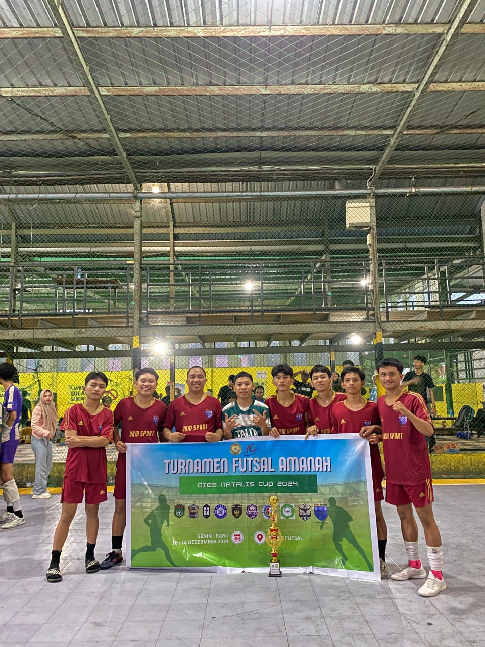 UKM Sport Unifa Raih Juara III Turnamen Futsal Antar Mahasiswa