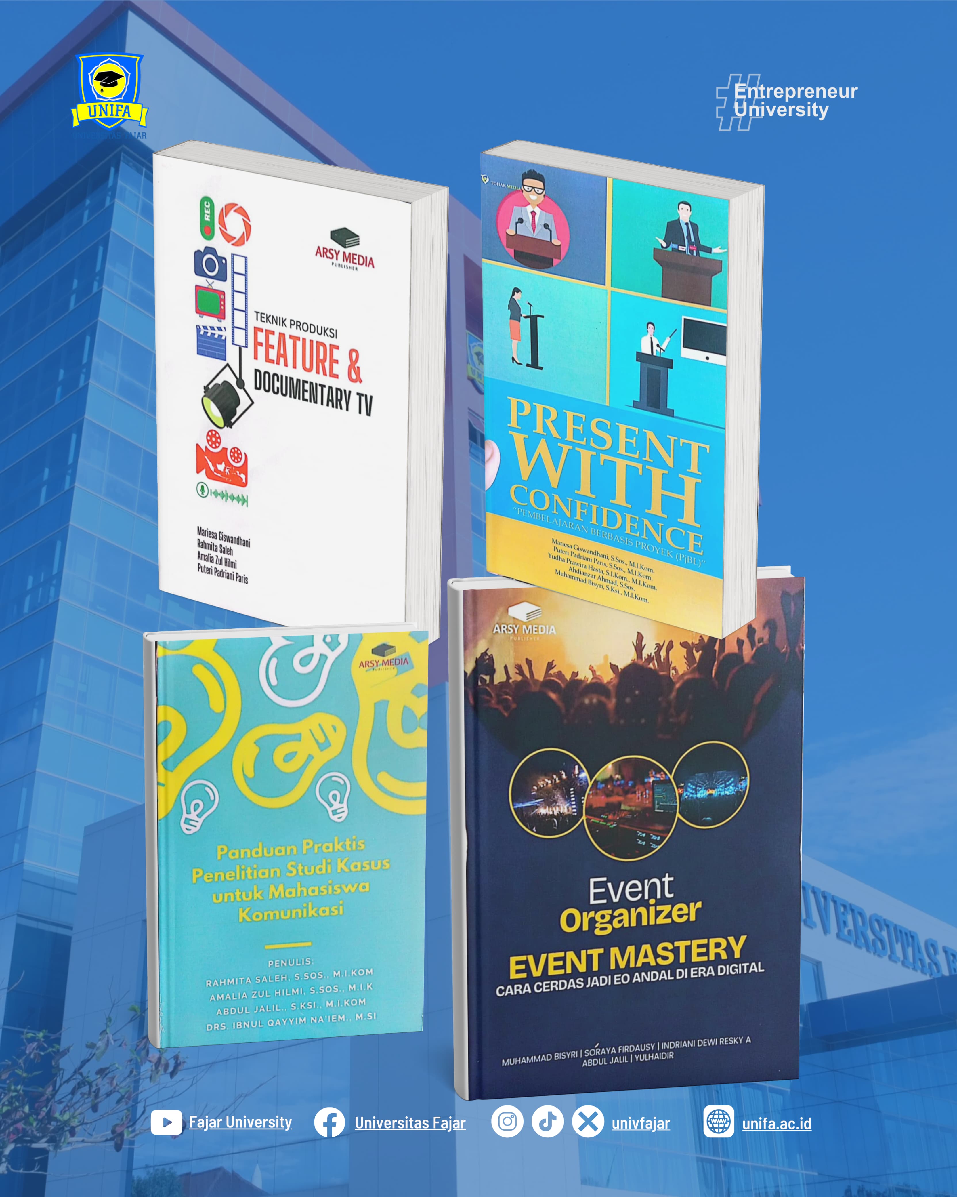 Dosen UNIFA Terbitkan 4 Buku sebagai Wujud Dedikasi Akademik