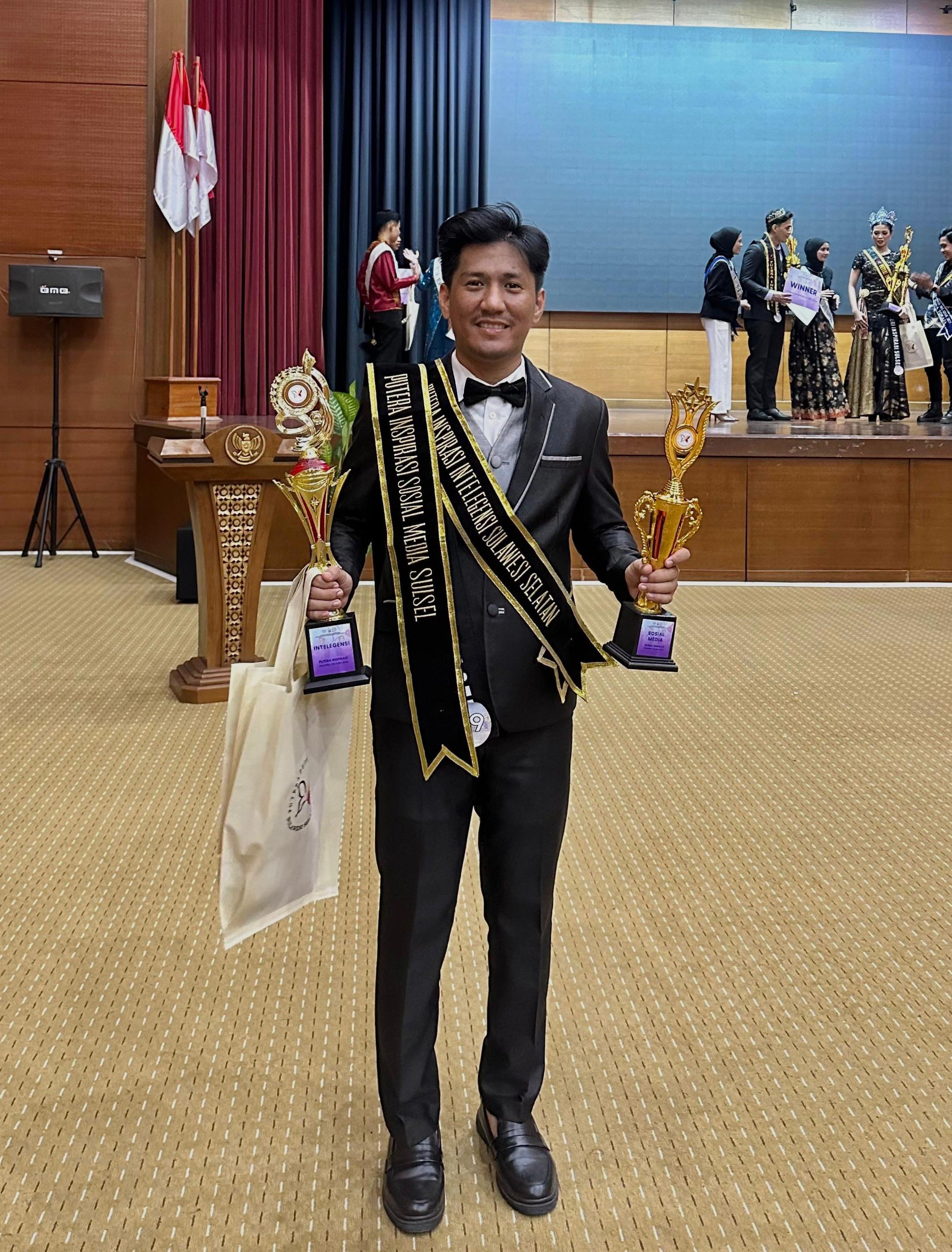 Mahasiswa Universitas Fajar Raih Dua Gelar dalam Ajang Putera Puteri Inspirasi Sulsel 2025