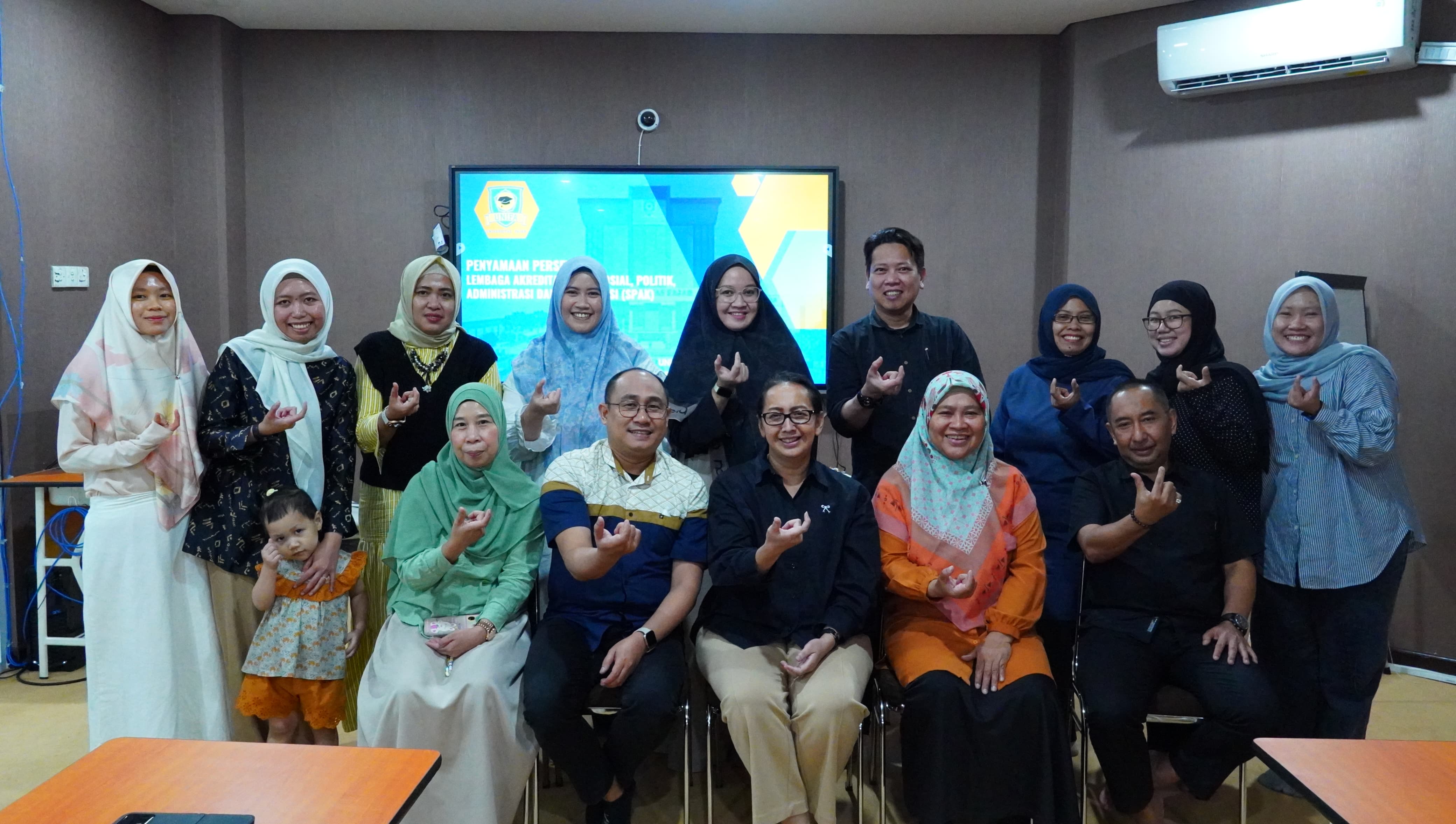 Universitas Fajar Gelar Penyamaan Persepsi Akreditasi Bersama LAMSPAK