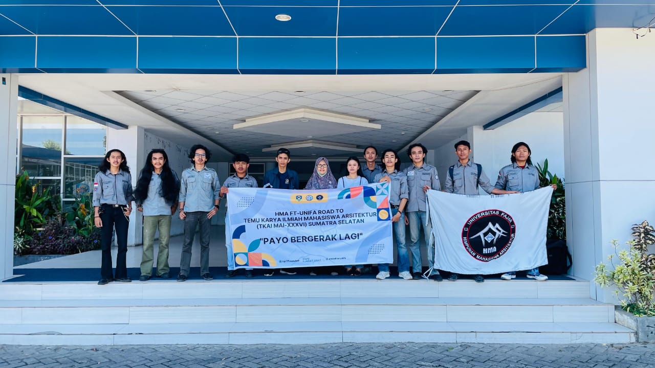 Enam Mahasiswa Arsitektur UNIFA Siap Berkiprah di TKI-MAI 2025 Palembang