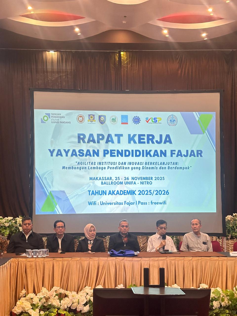 Rapat Kerja Yayasan Pendidikan Fajar 2025/2026 Bahas Agilitas Institusi dan Inovasi Berkelanjutan